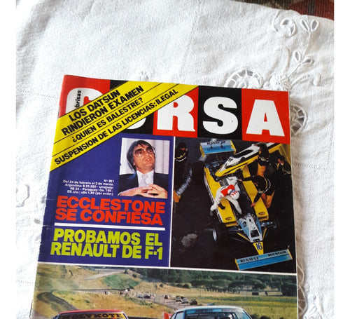 Revista Corsa N° 821 Marzo 1982 Renault F1 - Ecclestone 0