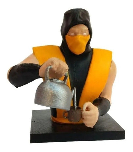 Scorpion Tomando Mate - Mortal Kombat - Impresión 3d 0