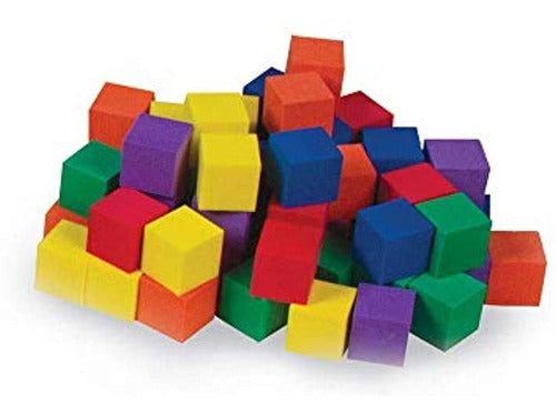 Eta Hand2mind Wooden 1-Inch Color Cubes Set 0