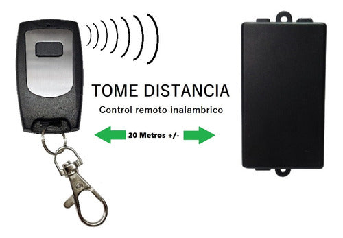 Tebas Wireless Receiver Kit with 2 Remote Control Keychains KX 3