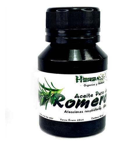Pure Rosemary Oil - HERBA - Natural 50ml * With Dropper 0