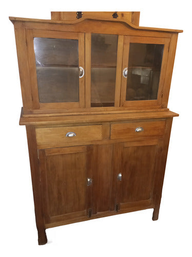 Generic Antique Kitchen Cabinet in Solid Wood 0