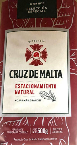 Cruz Malta Pack of 3 Units Yerba Selección 500g 0