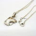 925 Sterling Silver and Gold Horse Pendant Necklace Set with Guarantee 3