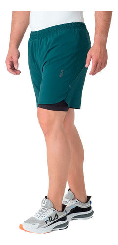 Fila Short Performance Hombre Verde Jj Deportes 0