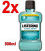 Listerine Kit C/02 Enxaguante Bucal Cool Mint Hortelã 500ml 0