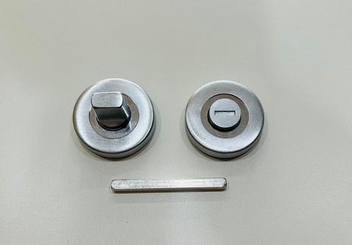 Currao Bathroom Knob Set Latina II Stainless Steel 2