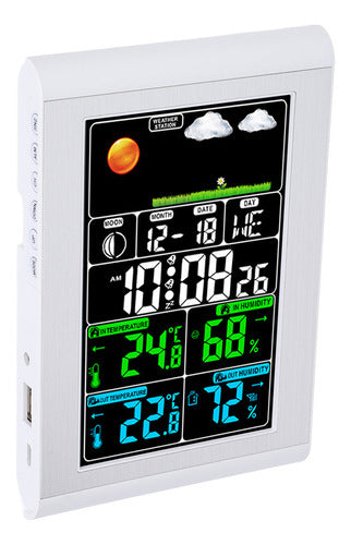 Temperatura Do Display Digital Do Relógio Meteorológico 1