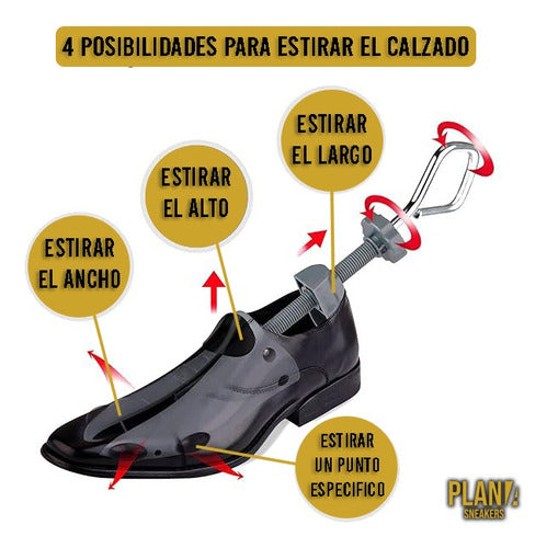 Plan A Sneakers Shoe Expander - Stretch Shoe Sizes 2