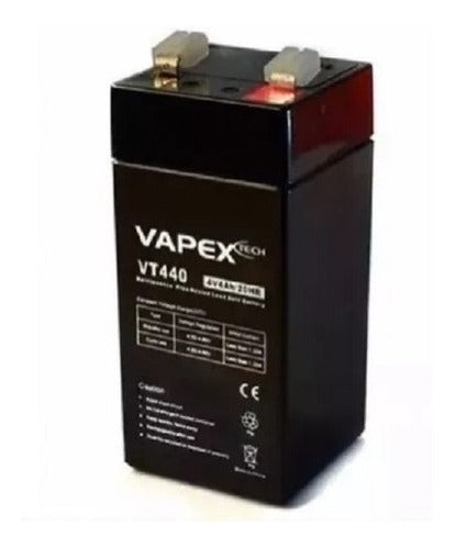 Vapextech Rechargeable Absorbed Electrolyte Battery 4V 4Ah Caballit 0