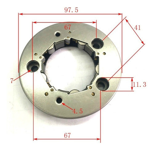 Kit Bendix P/ Bajaj Rouser 220 180 135 W Standard 1