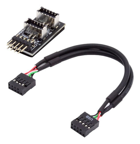 Cablecc Adaptador De Extensin De Cable Macho Con Cabezal De 5