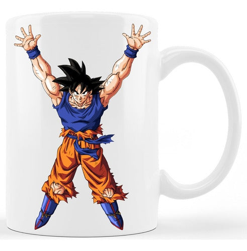 Taza Dragon Ball Personalizada C/ Tu Nombre En Taza O Asa 4