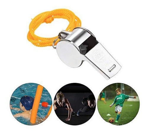 Tiendaelglobo Metal Whistle for Lifeguards, Referees, and Training 0