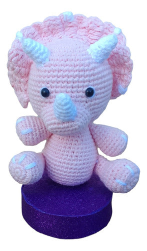 Amigurumi Triceratops Plush Toy 1