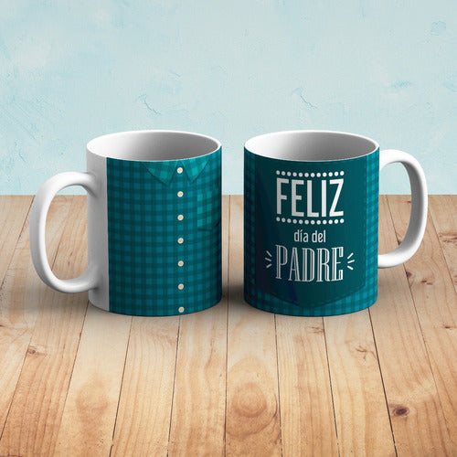 Imágenes Vectoriales Plantillas Diseños Elegant Father's Day Mug Templates 1