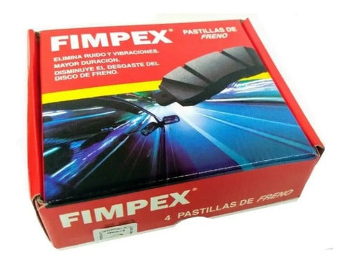 Fimpex 6c Brake Pads for Ford Ka 97/98 0