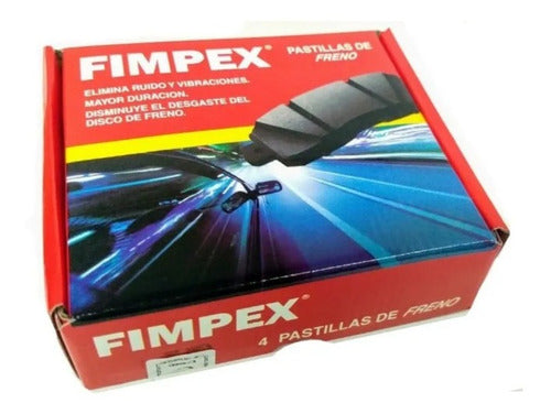 Fimpex Brake Pad Set for Fiat Palio Attractive 1.4 - Pack of 6 0
