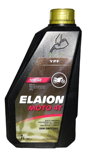 YPF Elaion Moto 10W40 Semi-Synthetic Oil 1L 0