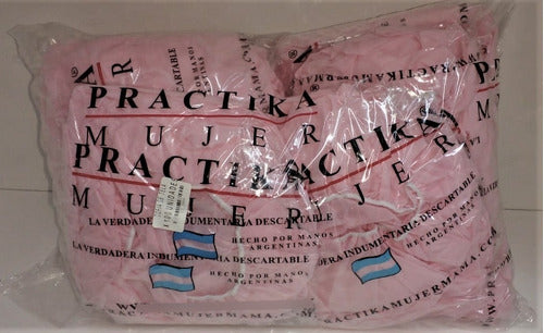 Practika Mujer 100 Units Disposable Hair Caps in Pink 0