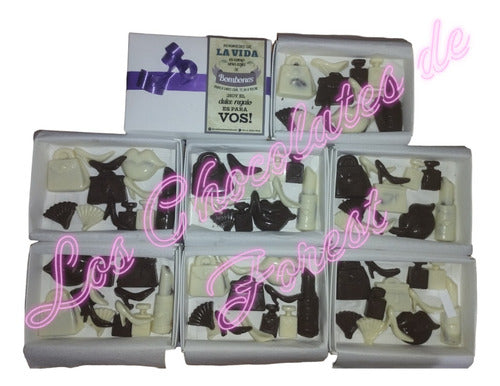 Bombones X 12 Chocolates Personalizados Mujer Teen Niña Chic 4