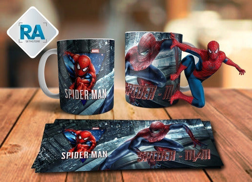 Plantillas Sublimación Tazas Realidad Aumentada | Avengers 5