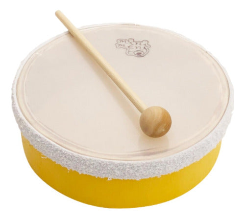 Instrumento Musical Niños Tambor Pandero Eco Percusión 14 Cm 0