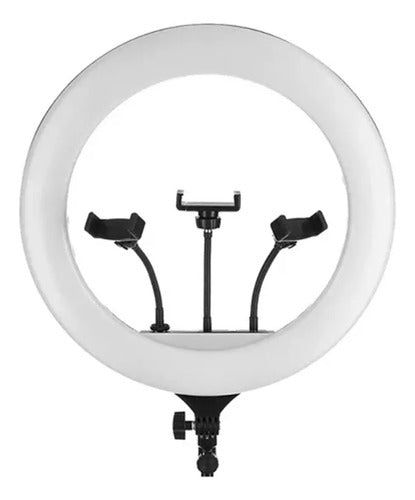 Anillo Aro De Luz Led 46cm 3 Soportes P Celular 0