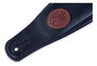 Levy S Leathers Mss2  Correa De Piel Para Guitarra, Negro, 3 1