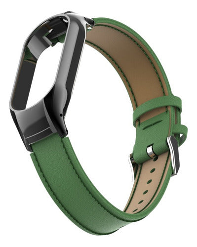 Faux Leather - Metal Mesh for Xiaomi Smart Band 7 62