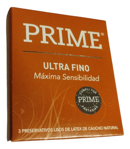 Prime Assorted Condoms Pack of 4 Boxes of 3 Units Each 4