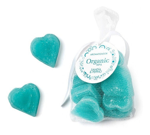 Organic Spa Aromatic Candle Pack of Hearts x6 0