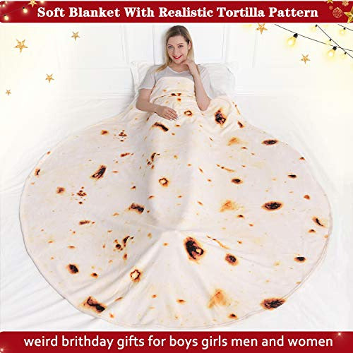 Jorbest Burritos Tortilla Blanket 2.0 Doble Cara 60 Pulgadas 4