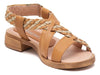 Handmade Padded Braided Cowhide Women's Sandals - Luly 13