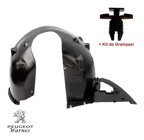 Guardaplast Delantero Izquierdo + Grampas Citroen C3 12-20 0