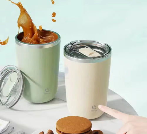 Wishop Thermal Mug with Automatic Magnetic Mixer 6