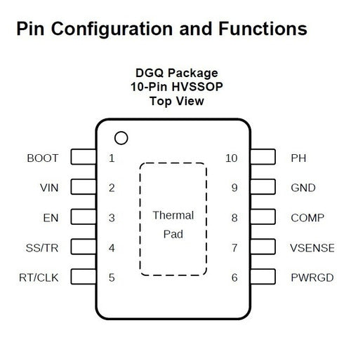 Texas Instruments TPS54260 + ON Semiconductor 2 MBRS360BT3G Schottky Diodes Combo 3