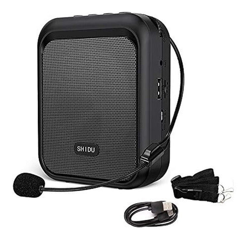 Mini Amplificador De Voz Shidu Altavoz Bluetooth Portátil Re 0