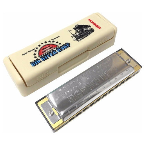 Hohner Big River Diatonic Harmonica 20 Voices in Bb (Sib) 5