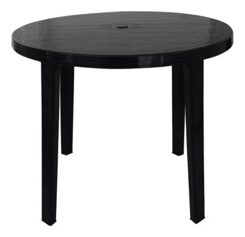 Round Plastic Table 90cm Reinforced 0