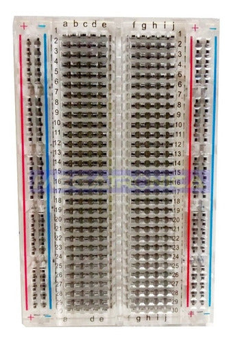 MEGATRONICA Protoboard Placa Experimentador 400 Puntos Arduino Electron 1