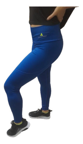 Women's Urban Luxury Gym Sport Leggings - Blue Suede 2
