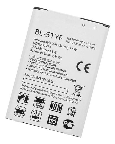 LG Bate Para G4 H815 - G4 Stylus H635 Bl-51yf 3000mah 1