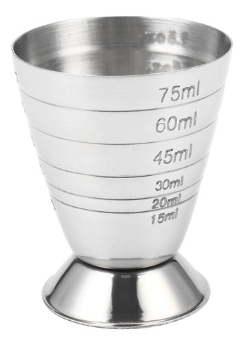 2x Measuring Shot Cup, Onça, Jigger Bar, Misturador De Bebid 7