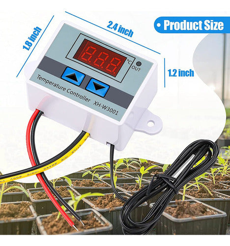 Módulo De Controlador De Temperatura Digital Xh-w3001 110-22 2