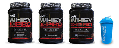 ENA Sport Whey X Pro 3kg + Shaker - Protein and Creatine for Muscle Gain 0