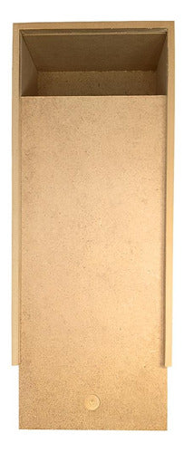 Embalagem Madeira Mdf Tampa Deslizante 41,5cm X 16,5cm 1