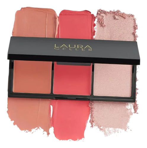 Laura Geller Eye, Lip, Cheek Palette Think Pink Paleta 0