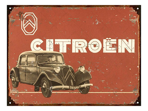 Club del Poster Antique Sign 1950 Citroen M254 0