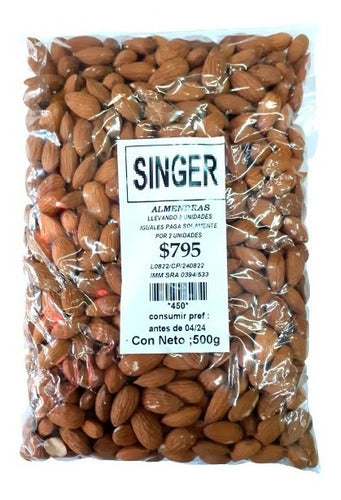 Casa Singer Almonds 500gr 0